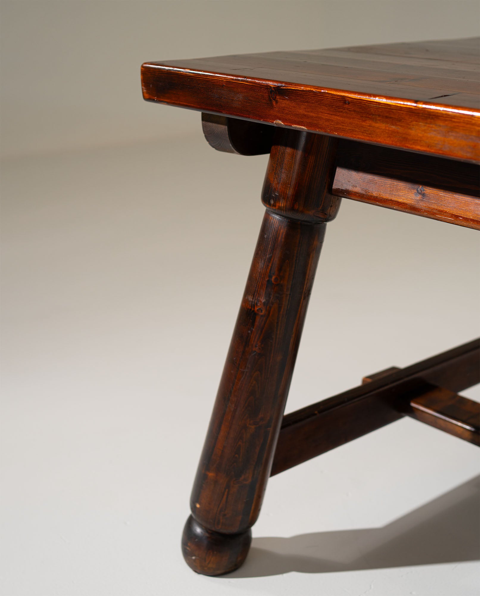 Georges_Robert_Solid_Pine_Dining_Table,_France,_1950s