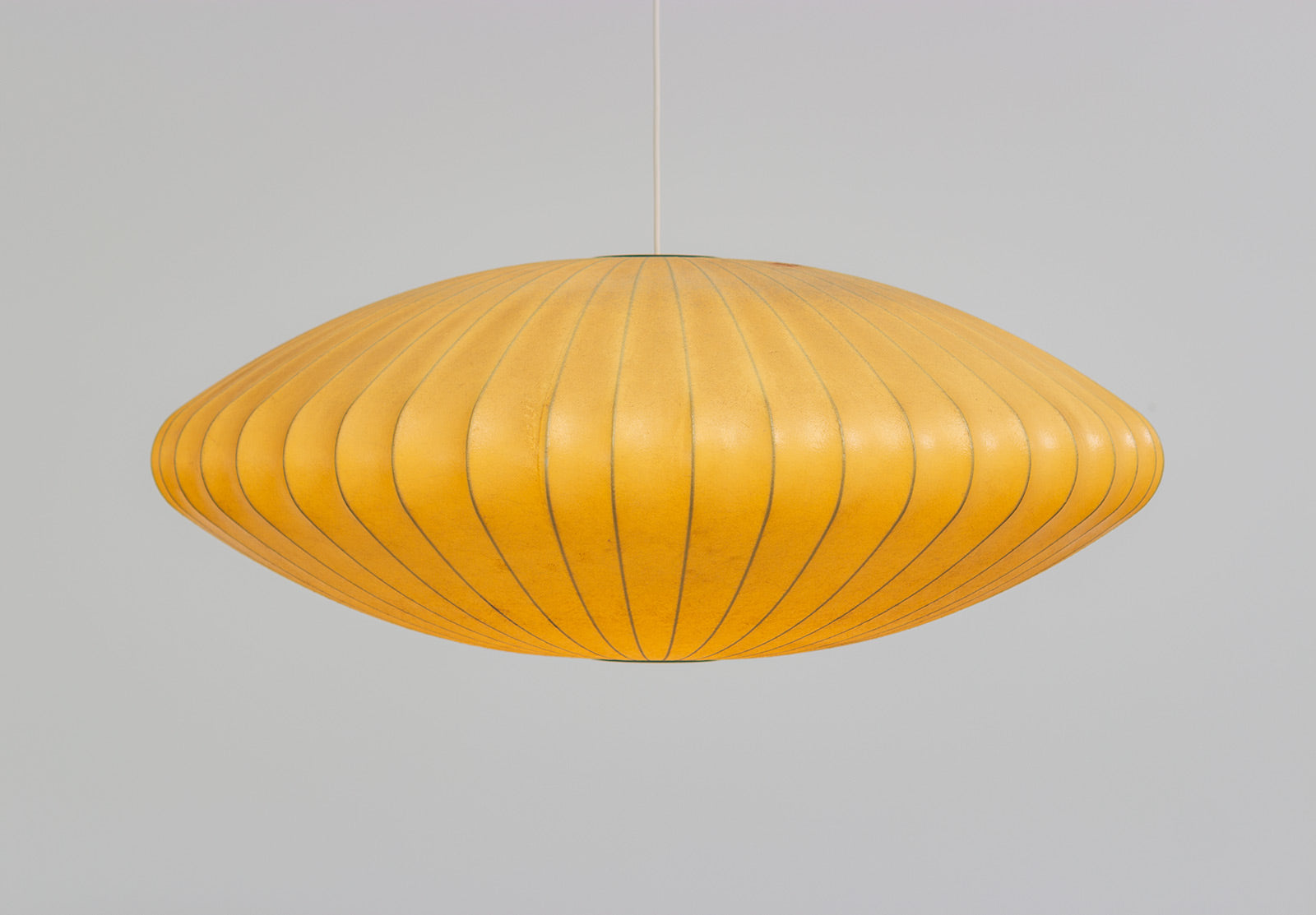 Mid-Century_George_Nelson_H-727_Saucer_Pendant_Light_for_Howard_Miller_1950s