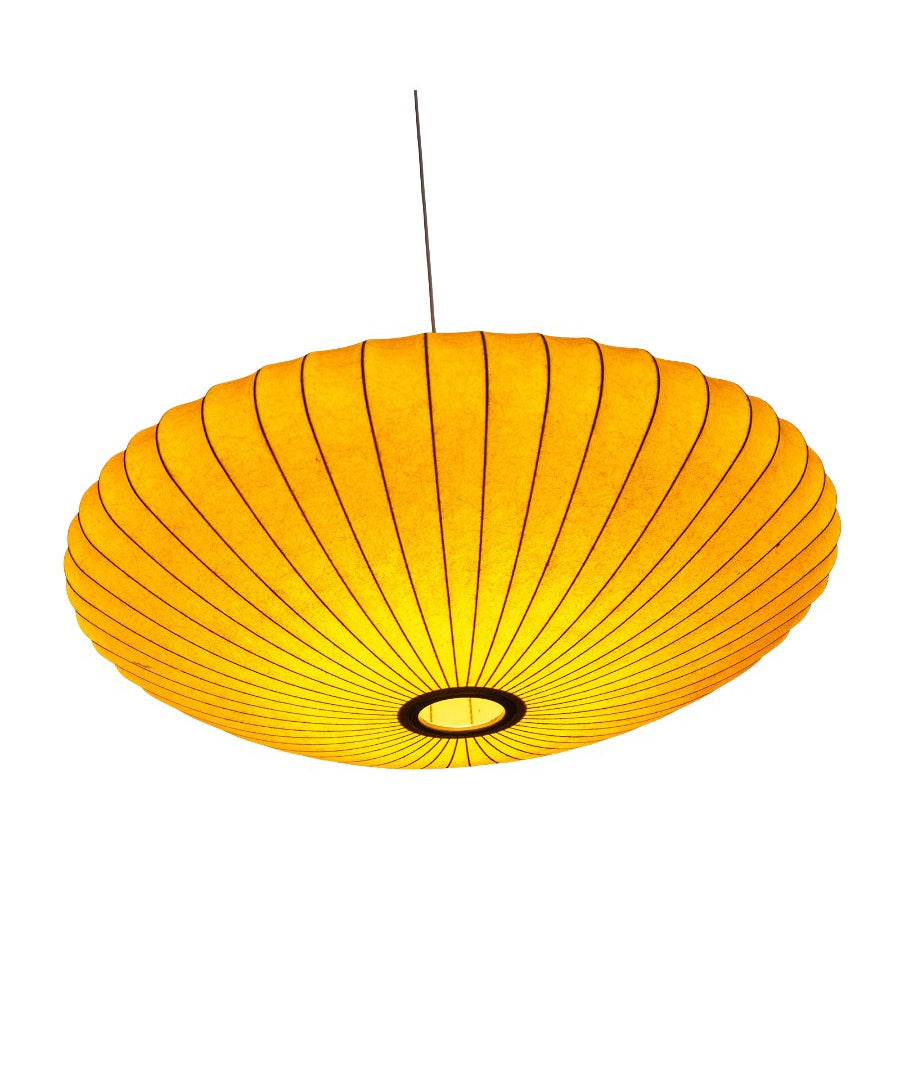 Mid-Century_George_Nelson_H-727_Saucer_Pendant_Light_for_Howard_Miller_1950s