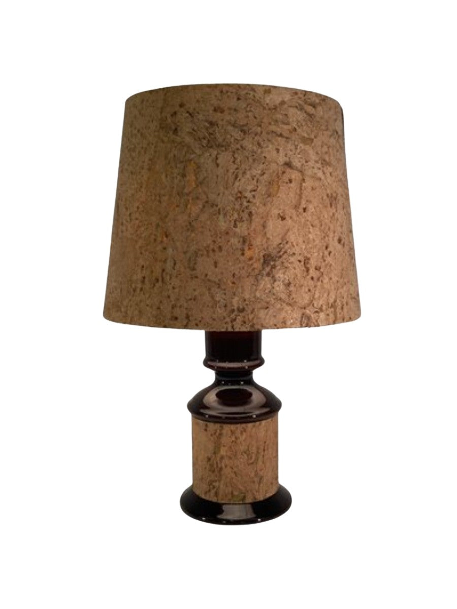 Mid-Century_German_Cork_and_Glass_Table_Lamp