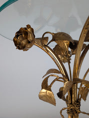 Hollywood_Regency_Gilt_Metal_Rose_Side_Table_with_Clear_Glass_Top,_1970s