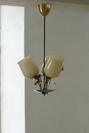 Mid-Century_Glass_and_Brass_Chandelier_Model_5013