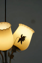 Mid-Century_Glass_and_Brass_Chandelier_Model_5013