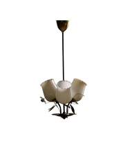 Mid-Century_Glass_and_Brass_Chandelier_Model_5013
