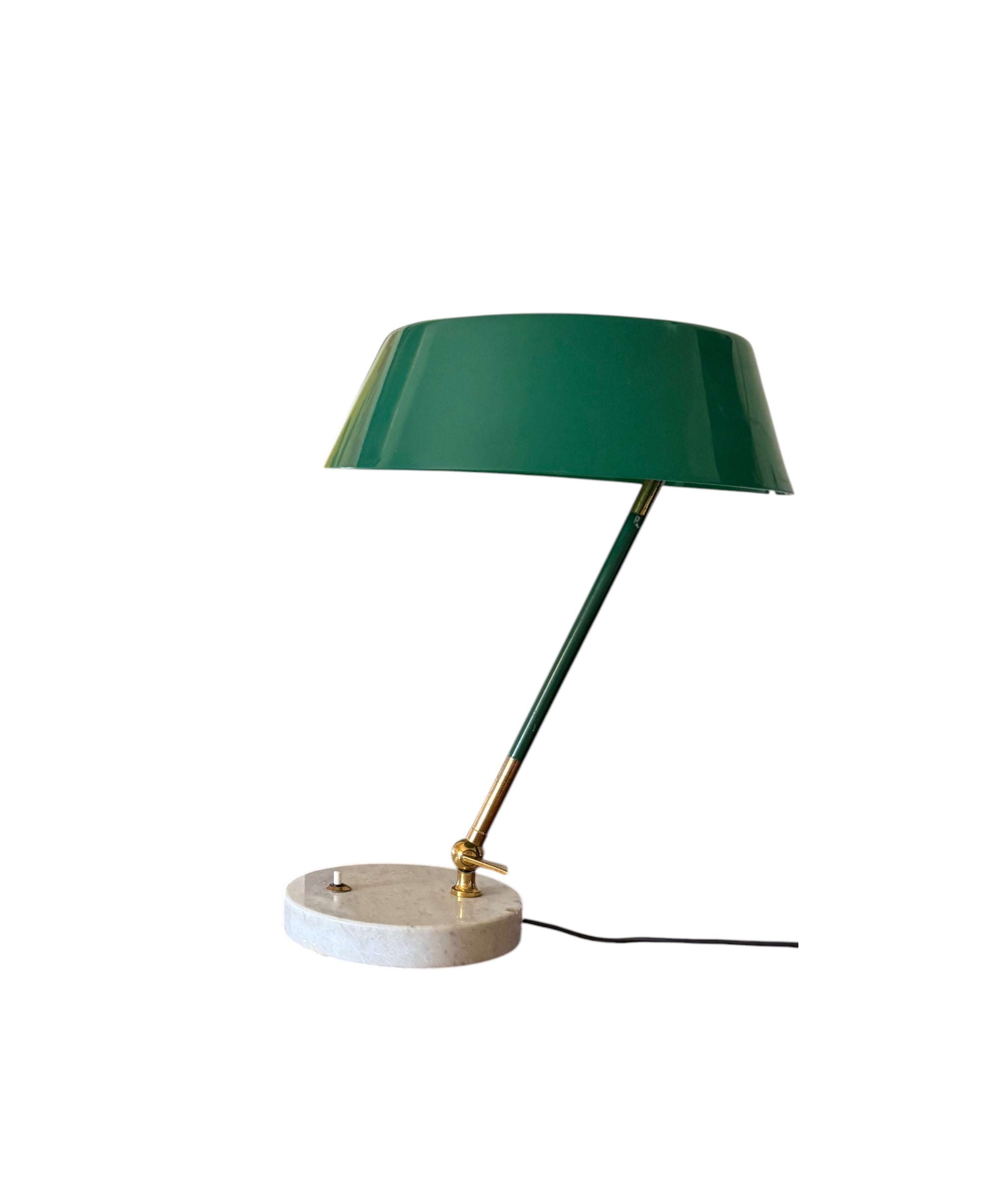 Stilux_Milano_Green_Perspex_Table_Lamp_with_Marble_Base,_1960s