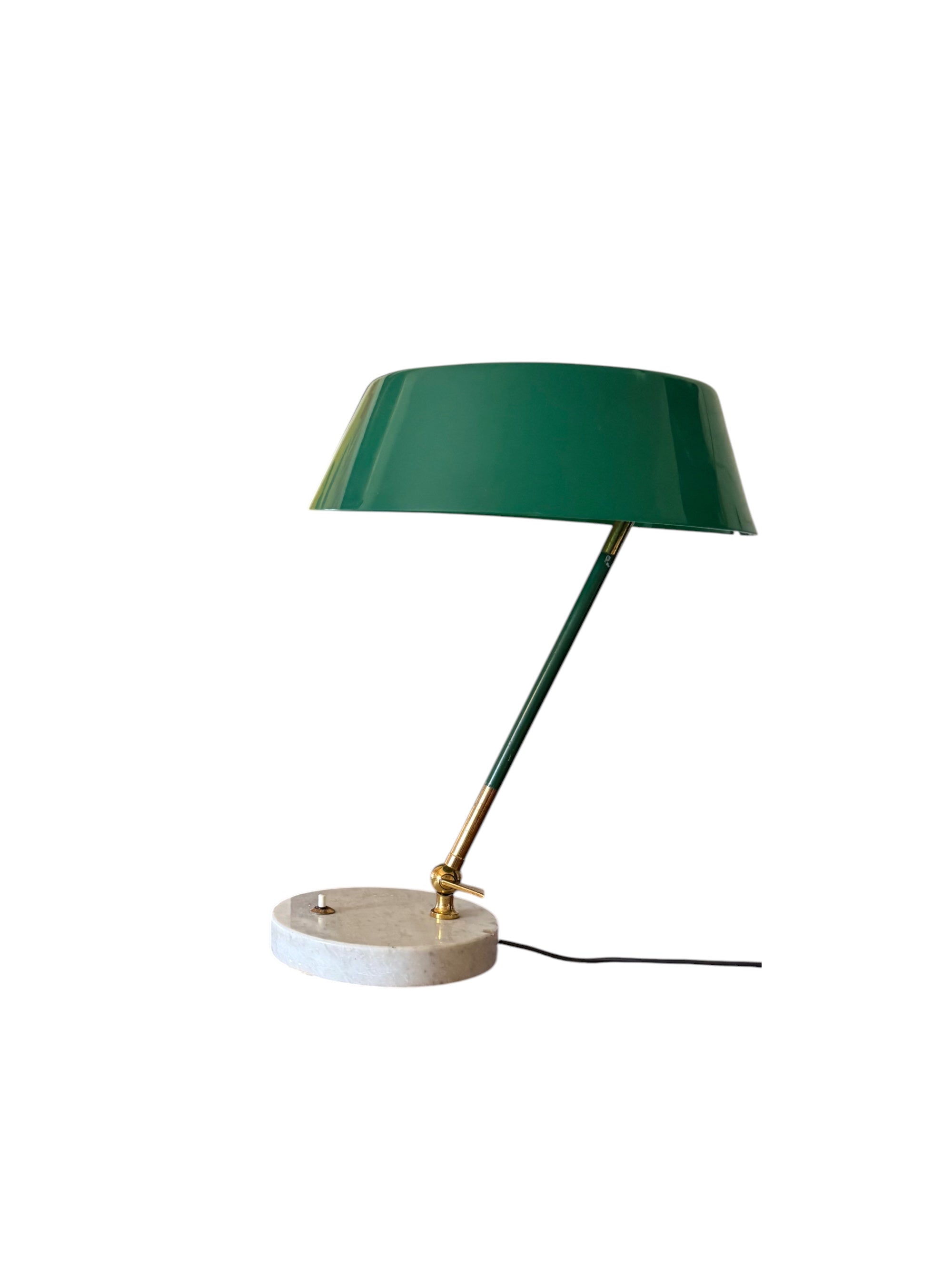 Stilux_Milano_Green_Perspex_Table_Lamp_with_Marble_Base,_1960s