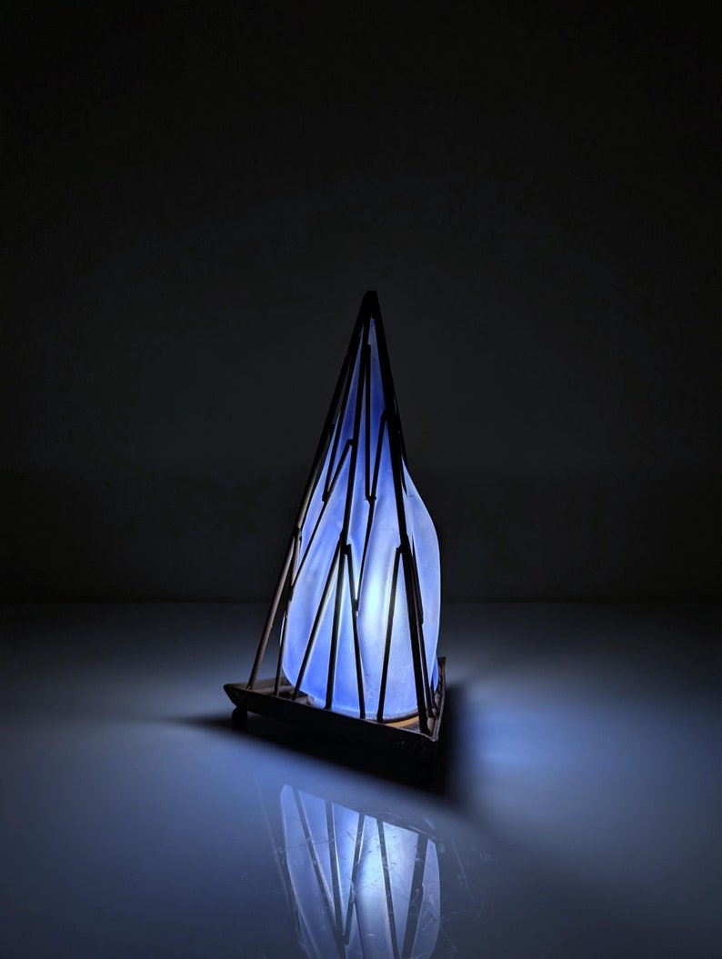 Mid-century_iron_and_blown_glass_pyramid_table_lamp