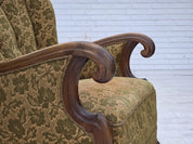 Danish_Scandinavian_Modern_Oak_Armchair_in_Wool,_1950s,_Denmark