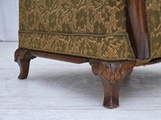 Danish_Scandinavian_Modern_Oak_Armchair_in_Wool,_1950s,_Denmark