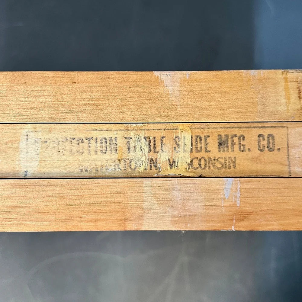 Mid-Century_Modern_Dining_Table,_Cork_Surface,_Mahogany_Base,_1950s_USA