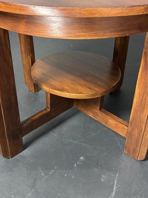 Mid-Century_Modern_Dutch_Art_Deco_Side_Table_in_Mahogany,_1940s