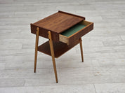 Mid-Century_Modern_Side_Table,_Solid_Wood,_1970s_Sweden