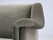 Danish_Three_Seater_Sofa_in_Green_Velour_and_Beech,_1970s,_Denmark