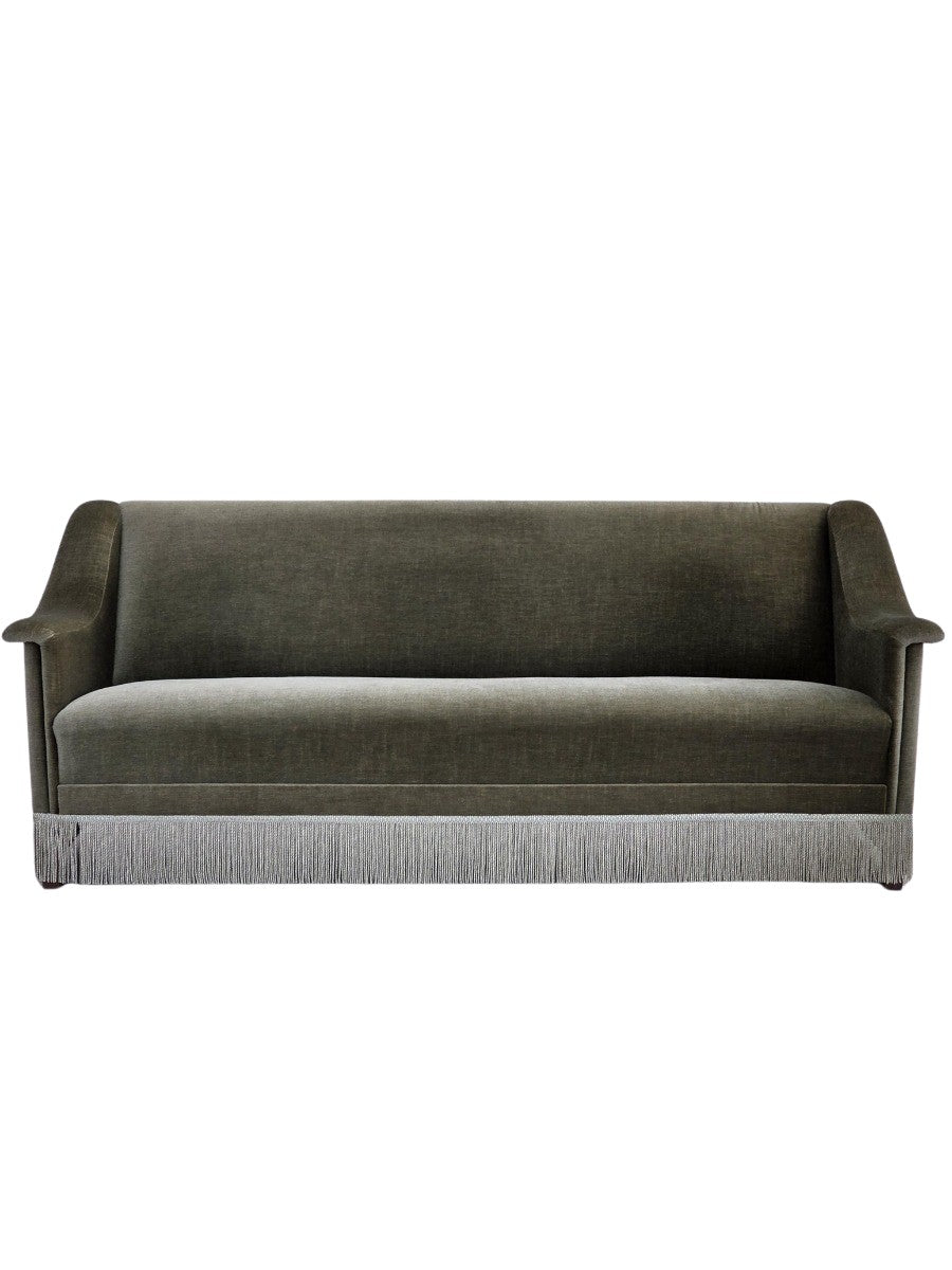 Danish_Three_Seater_Sofa_in_Green_Velour_and_Beech,_1970s,_Denmark