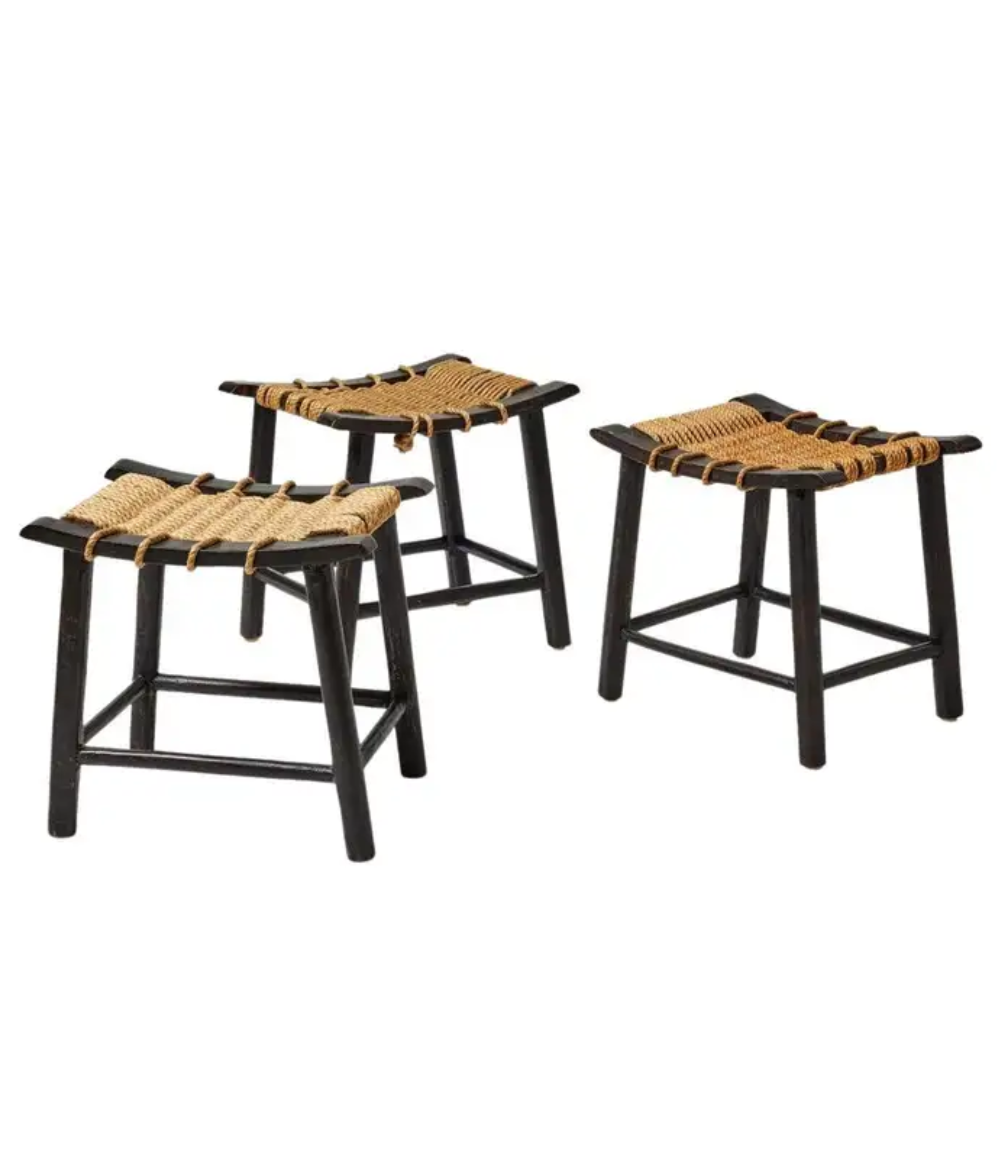 Mid_Century_Modern,_Stool_in_Wood_&_Rope,_By_Anne_Lise_Aas,_Norway,_1960s