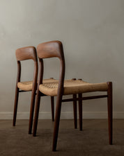 Set_of_4_Vintage_Danish_Teak_Model_75_Dining_Chairs_by_Niels_Otto_Møller_for_J.L._Møllers,_1950s_Mid_Century_Modern