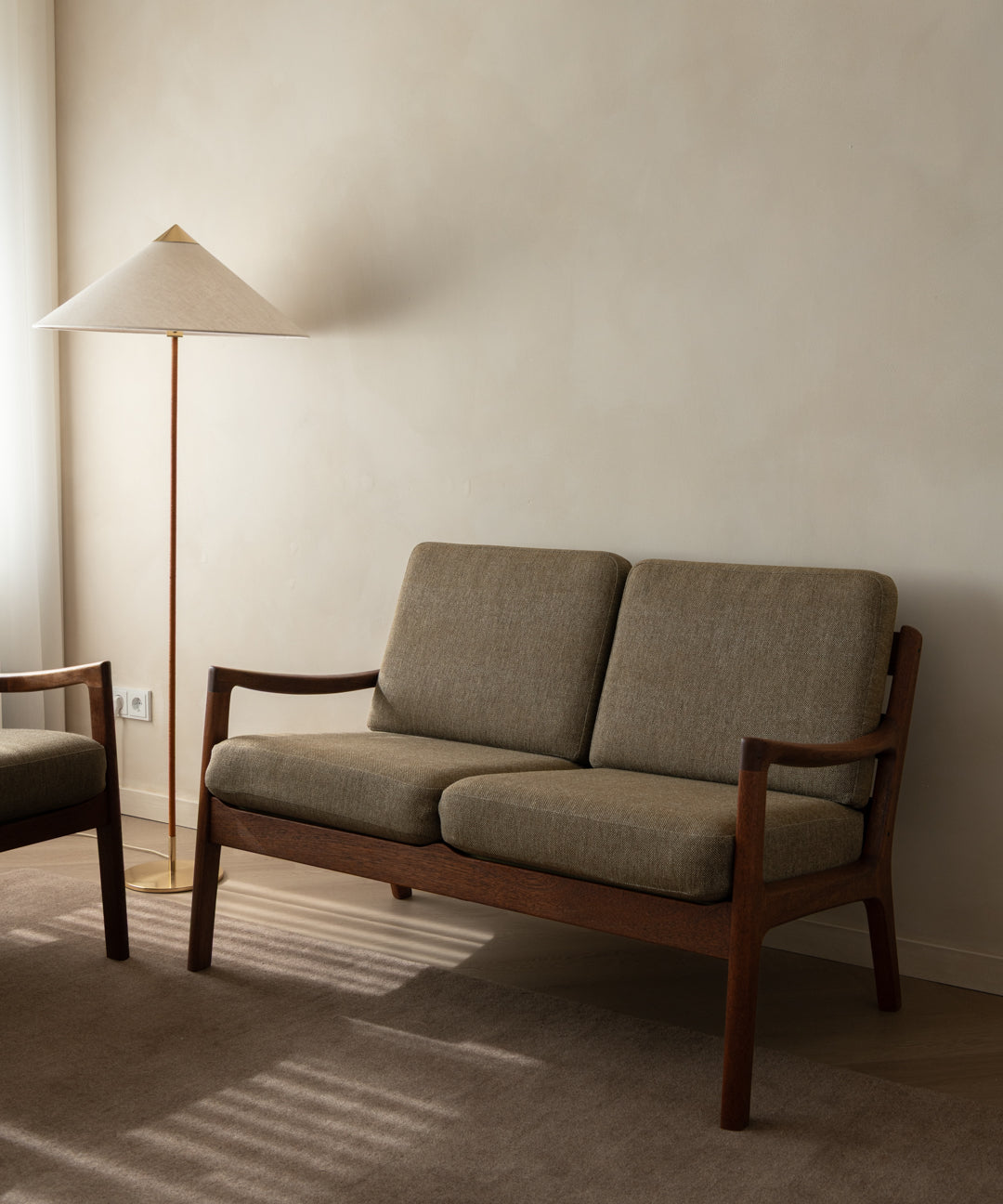 Vintage_Danish_Senator_Two_Seater_Sofa_by_Ole_Wanscher_for_Cado,_Teak_and_Original_Wool,_1960s_Mid_Century_Modern