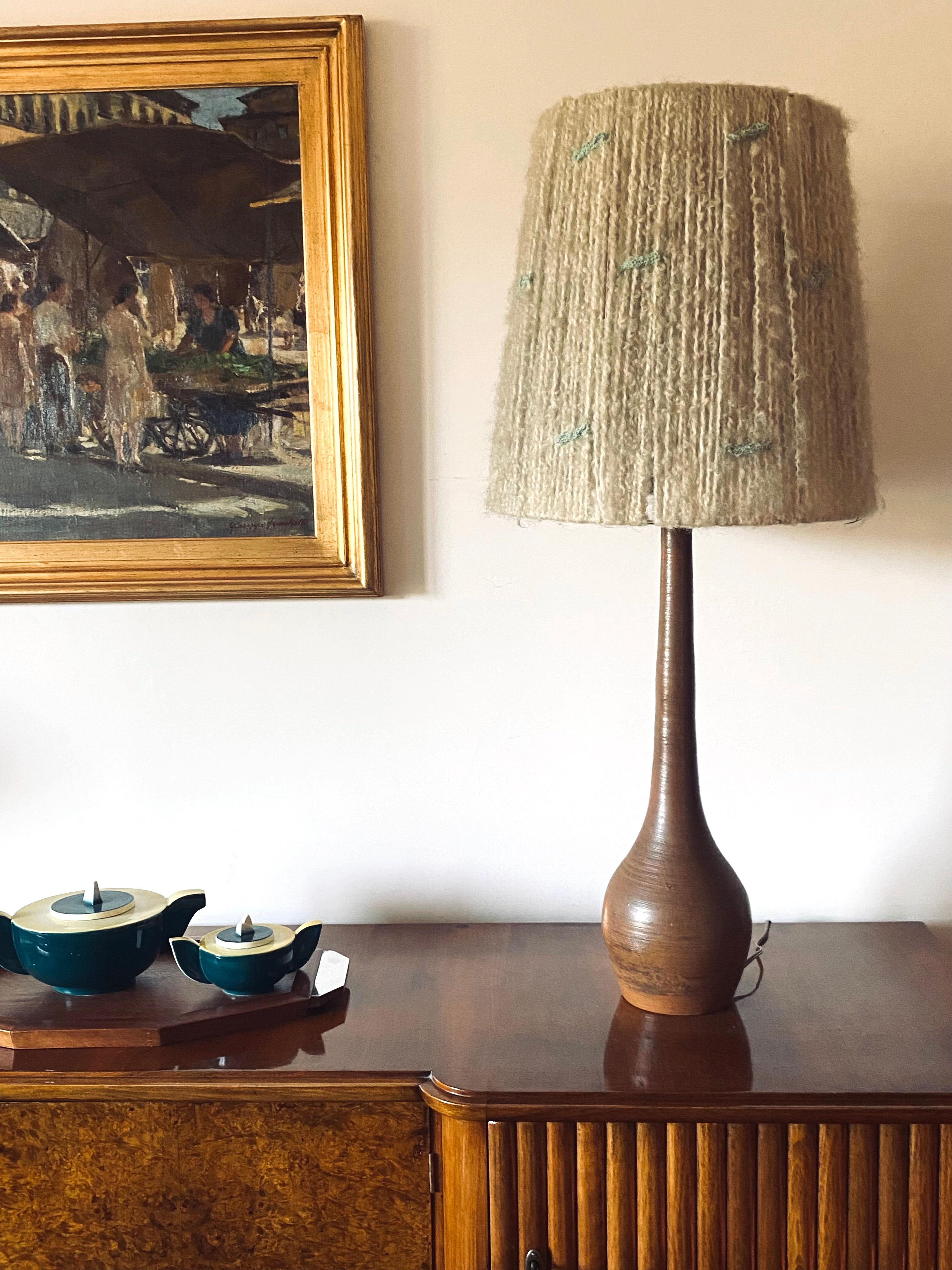 Monumental_French_Mid_Century_Earthenware_Table_Lamp,_1950s