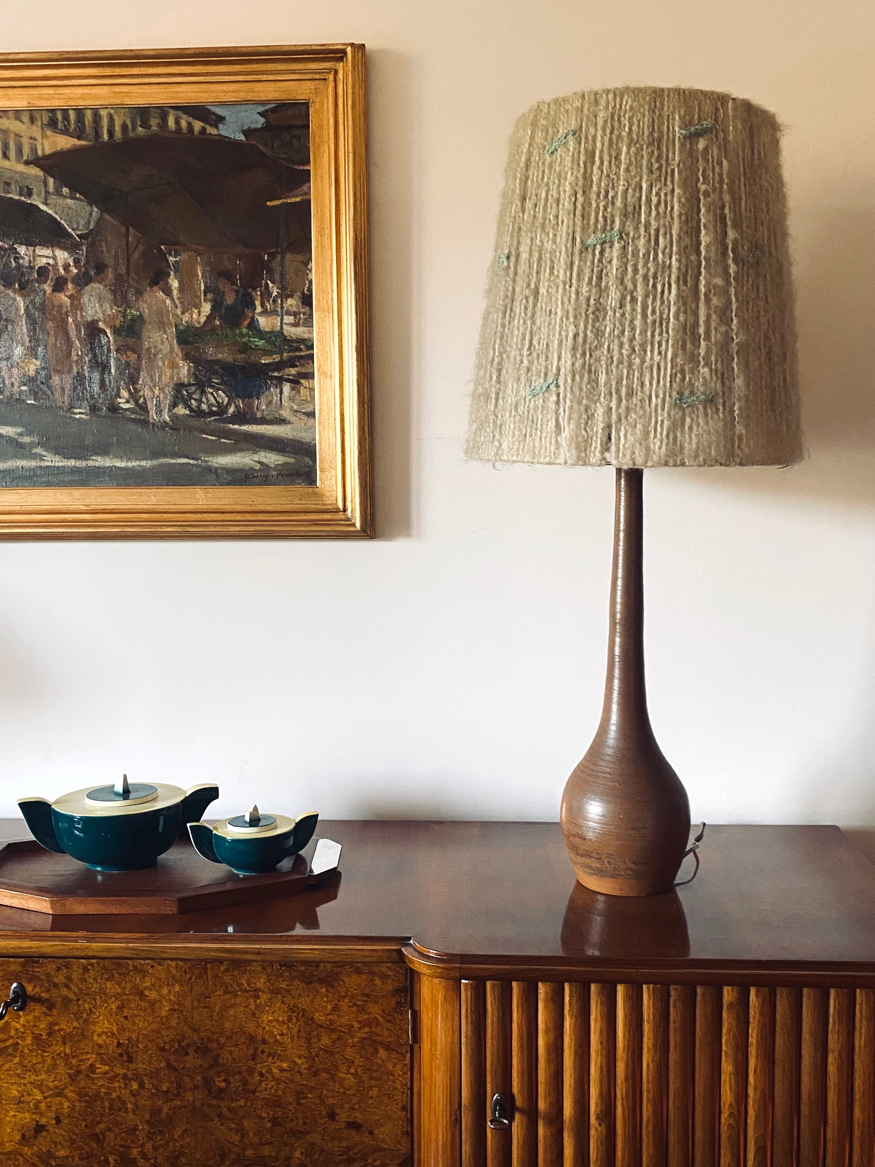 Monumental_French_Mid_Century_Earthenware_Table_Lamp,_1950s