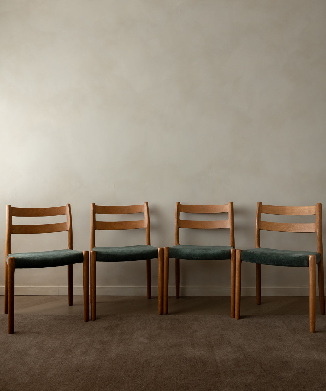 Set_of_4_Vintage_Danish_Oak_Model_84_Dining_Chairs_by_Niels_Otto_Møller_for_J.L._Møllers,_1970s_Scandinavian_Modern
