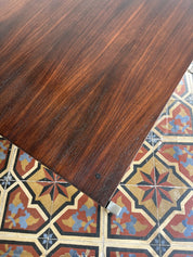 Rosewood_and_Chrome_Coffee_Table,_Scandinavian_Modern,_1960s