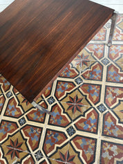 Rosewood_and_Chrome_Coffee_Table,_Scandinavian_Modern,_1960s