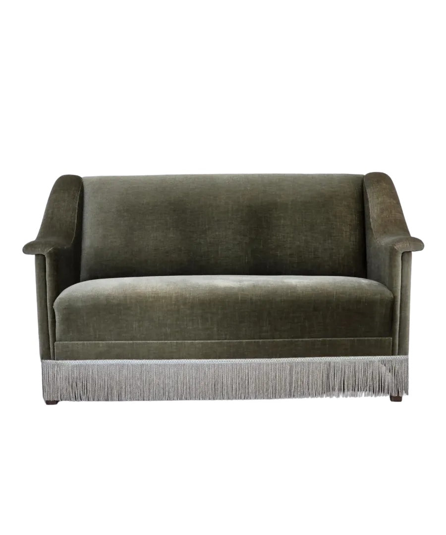 Danish_Two_Seater_Sofa_in_Green_Velour_and_Beech,_1970s,_Denmark
