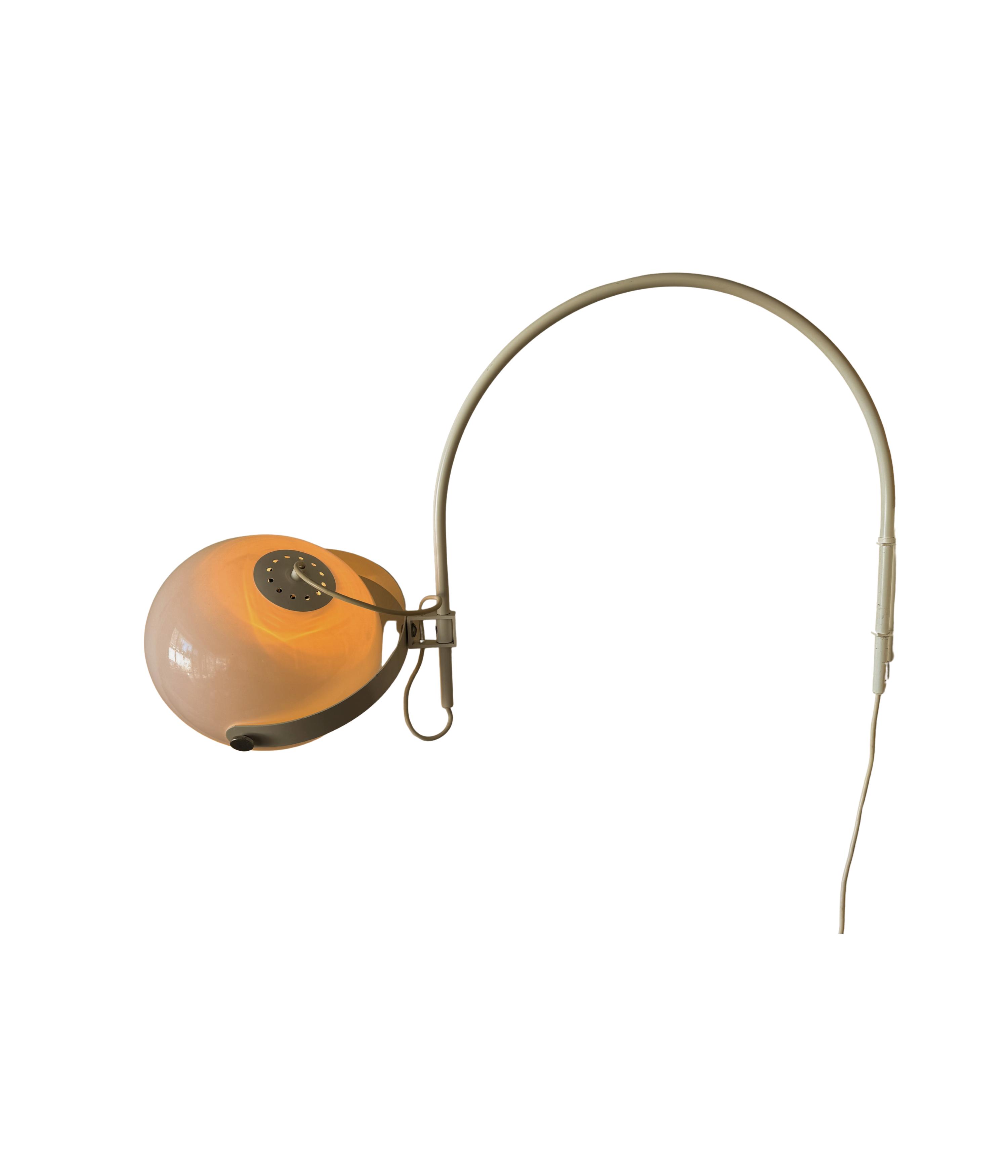 Mid_Century_Space_Age_Mushroom_Wall_Lamp_by_Dijkstra,_White_Adjustable_Wall_Light,_Netherlands_1970s