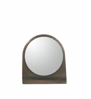 French_Mid-Century_Modern_Table_Mirror_in_Metal,_1970s