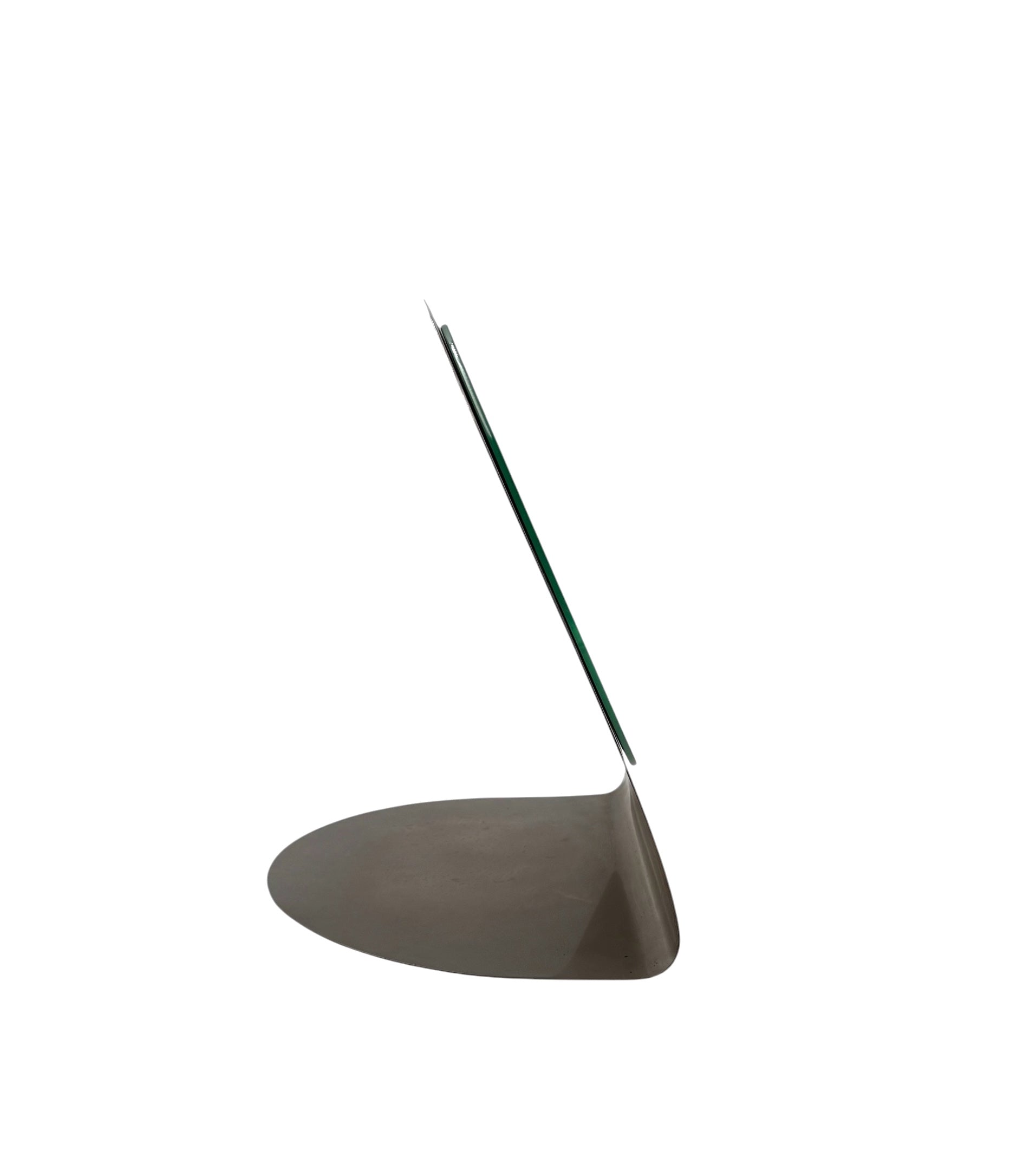 French_Mid-Century_Modern_Table_Mirror_in_Metal,_1970s