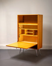Mid_Century_Teak_and_Steel_Secreter_or_Bar_Cabinet_by_Franz_Meyer_Möbel,_Germany,_1960's