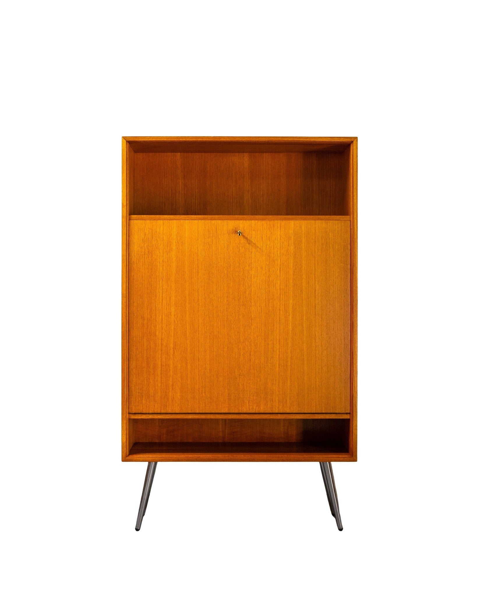 Mid_Century_Teak_and_Steel_Secreter_or_Bar_Cabinet_by_Franz_Meyer_Möbel,_Germany,_1960's