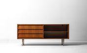 Mid-Century_Teak_Half-Open_Lowboard_by_Alfred_Hendrickx_for_Belform,_1960s