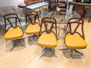 Set_of_4_Grafton_Atomic_Swivel_Chairs_in_Amber_Lucite_and_Mustard_Leather