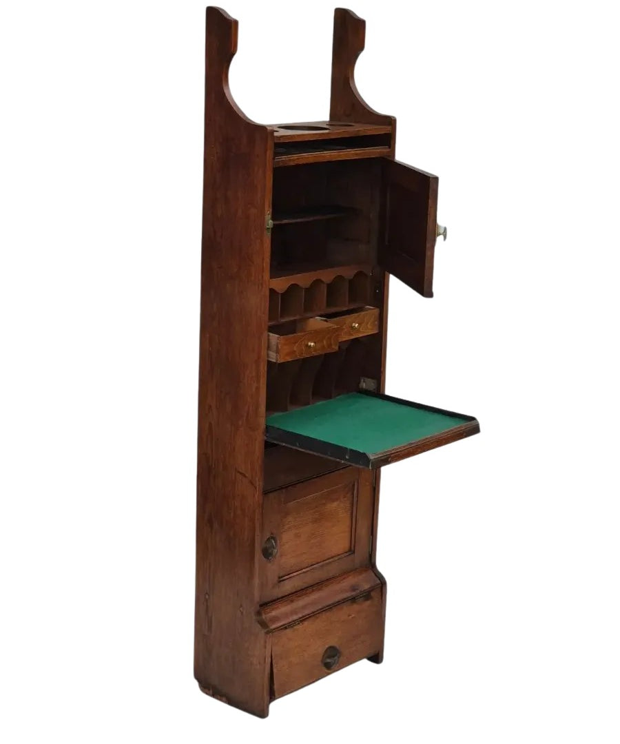 Oak_Wall_Cabinet_with_Brass_Hardware,_1950s,_Denmark