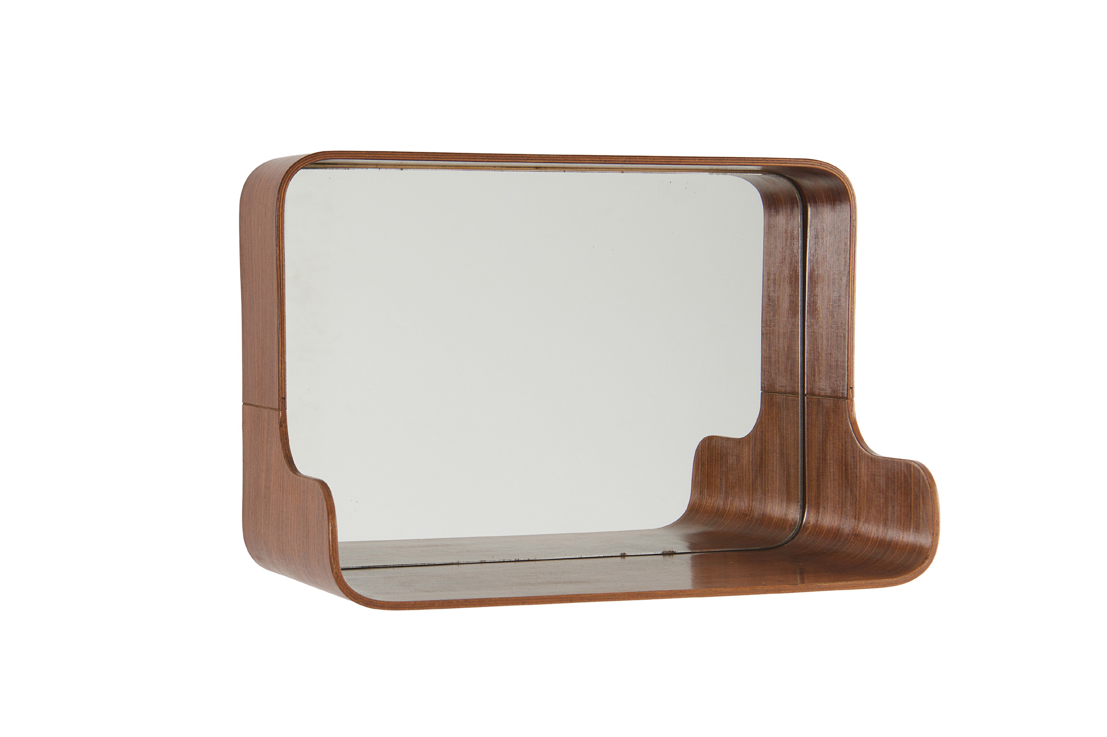 Mid_Century_Palisander_Wall_Mirror_with_Integrated_Shelf,_1960s,_Europe