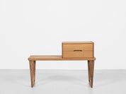 Midcentury_bench_and_container_in_oak_by_Aksel_Kjersgaard_1960s