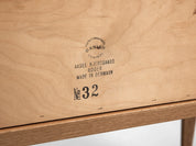 Midcentury_bench_and_container_in_oak_by_Aksel_Kjersgaard_1960s