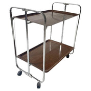 Midcentury_Chrome_Folding_Serving_Trolley,_1950s_Germany