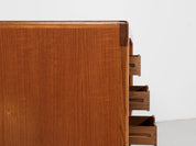 Midcentury_compact_sideboard_with_tambour_doors_in_teak_by_Johannes_Andersen_for_Silkeborg_1960s
