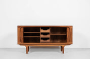 Midcentury_compact_sideboard_with_tambour_doors_in_teak_by_Johannes_Andersen_for_Silkeborg_1960s