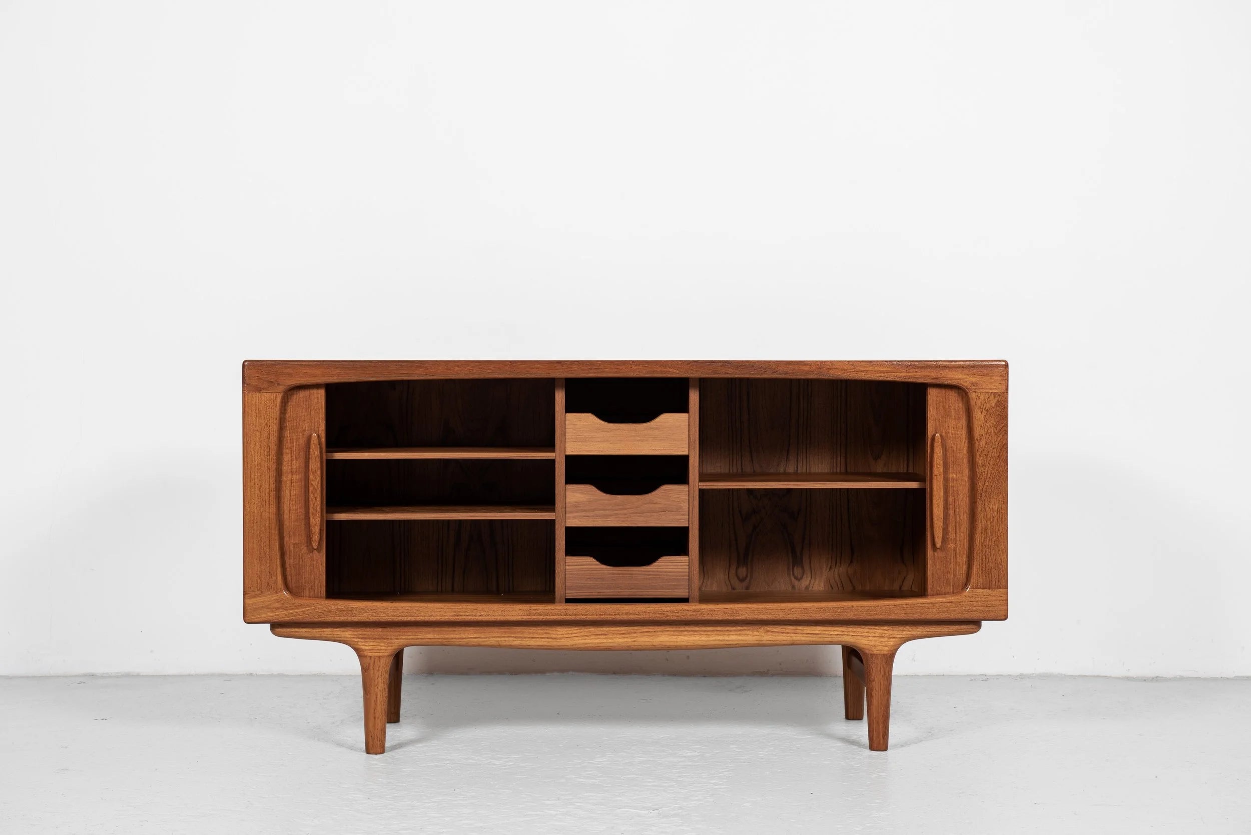 Midcentury_compact_sideboard_with_tambour_doors_in_teak_by_Johannes_Andersen_for_Silkeborg_1960s