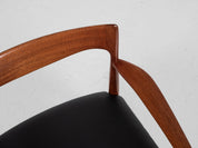 Midcentury_Danish_chair_with_armrests_in_teak_and_new_skai_by_Arne_Vodder_for_Vamo_1960s