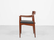 Midcentury_Danish_chair_with_armrests_in_teak_and_new_skai_by_Arne_Vodder_for_Vamo_1960s