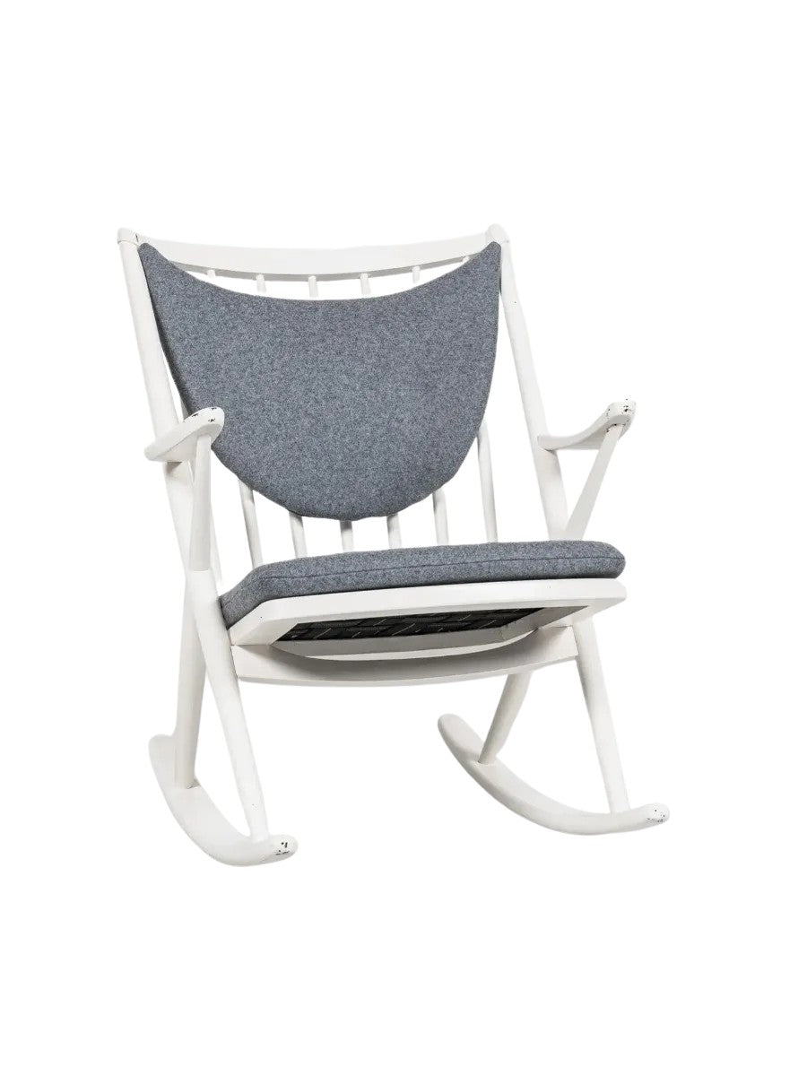 Midcentury_Danish_white_rocking_chair_by_Frank_Reenskaug_for_Bramin_1960s
