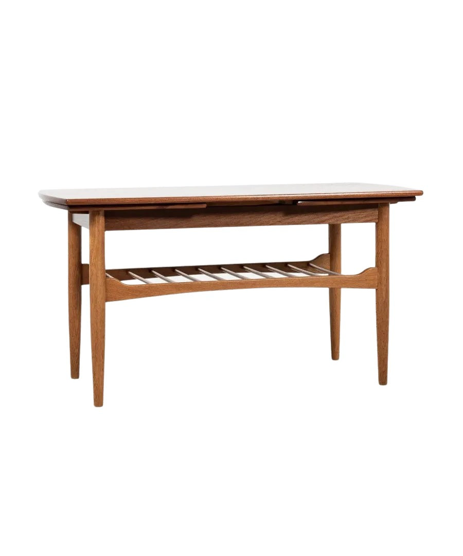 Midcentury_extendable_coffee_table_in_oak_and_teak_1960s