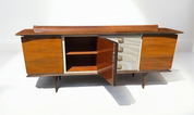 Italian_Mid_Century_Modern_Sideboard_Attributed_to_Vittorio_Dassi,_Teak_and_Brass_Credenza,_1950s