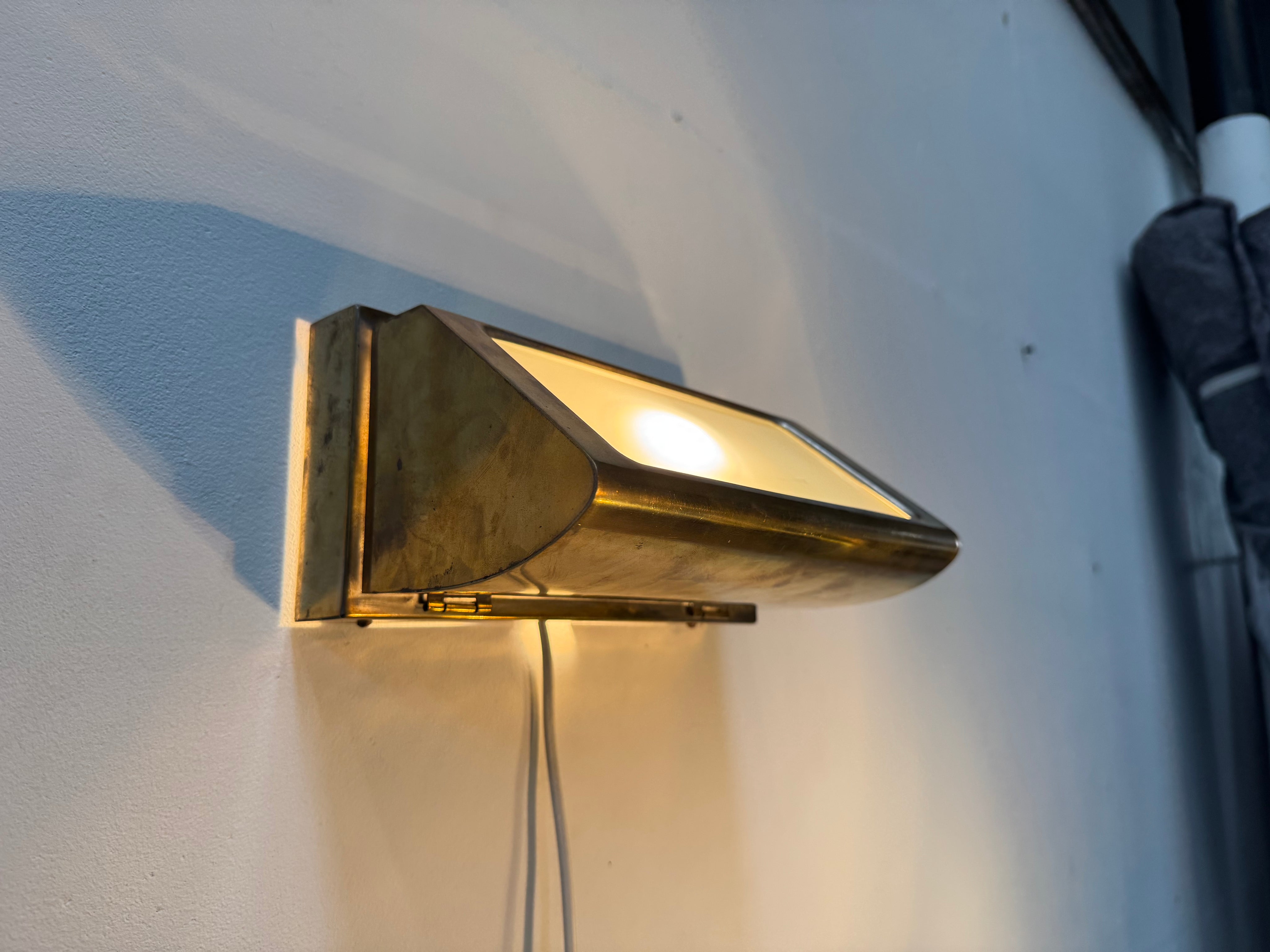 Large_Japanese_Berth_Wall_Light_by_Kokosha_in_Opaline_Glass_and_Patinated_Metal,_1970s