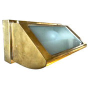 Large_Japanese_Berth_Wall_Light_by_Kokosha_in_Opaline_Glass_and_Patinated_Metal,_1970s