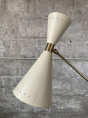 Midcentury_Modern_Adjustable_Floor_Lamp_in_Brass_and_Marble,_1960s